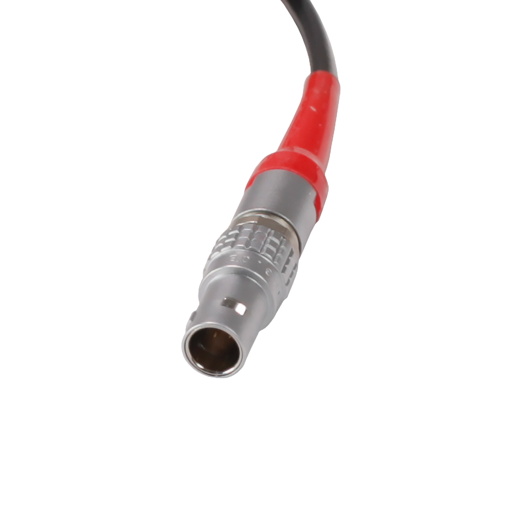 Ambient LTC-OUT35/35F Timecode Out Cable 5-Pin Lemo to 3.5mm Right Angled-Pinknoise Systems