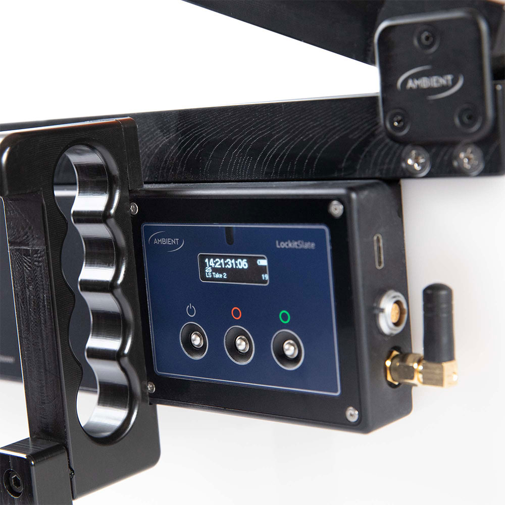 Ambient ACN-LS2 LockitSlate Take 2 Timecode Clapperboard-Pinknoise Systems