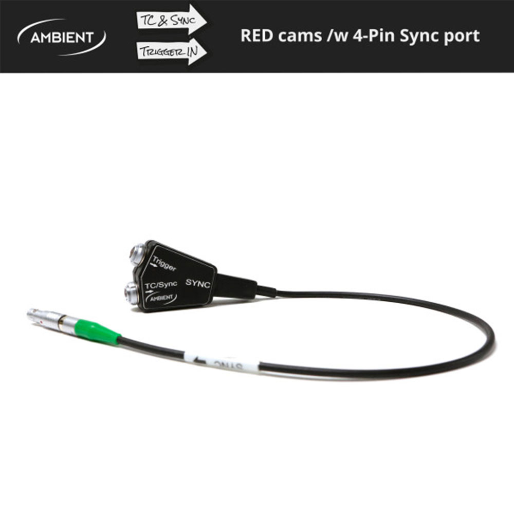 Ambient TC-Sync & Trigge for Red cameras with 4-pin Sync Port