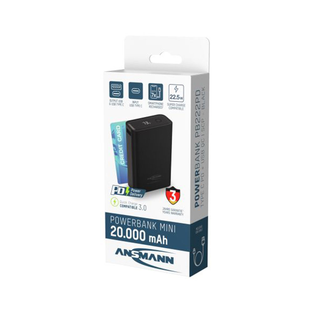 Ansmann Powerbank 20000 mAh PB222PD