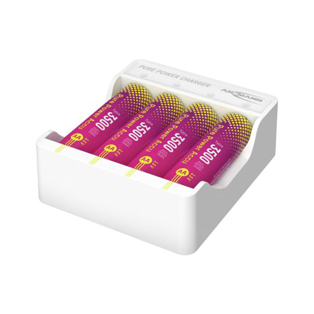 Ansmann Pure Power Set 4× AA / HR6 Battery Packs and Charging Module