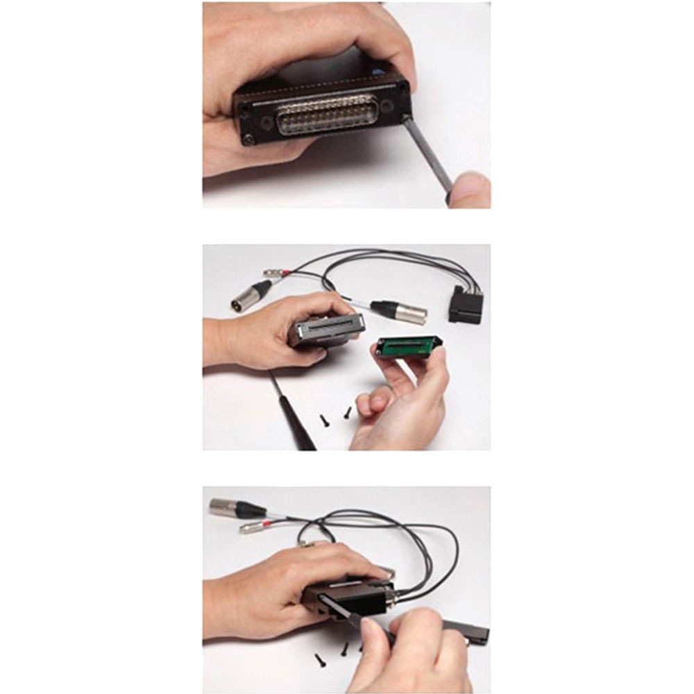 Audio Ltd A-XLR - Audio Output & Power Input Bottom Adapter for A10-RX-Pinknoise Systems