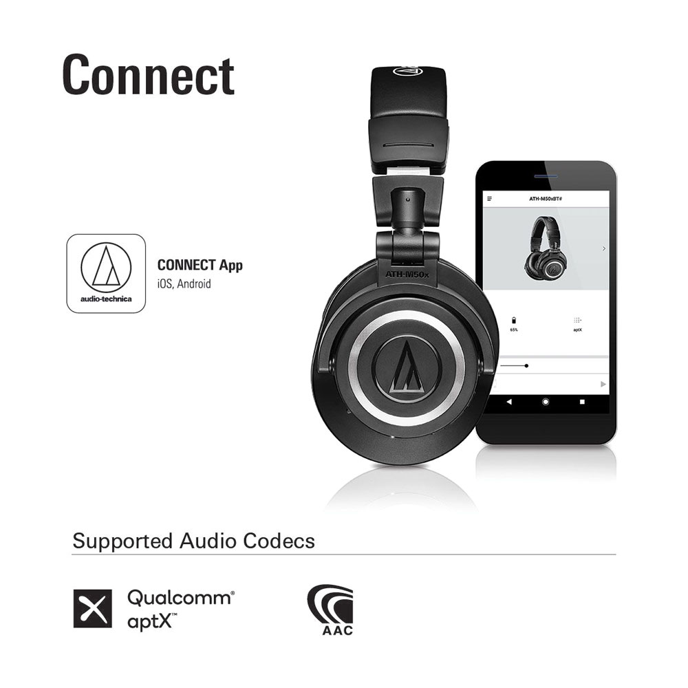 Audio Technica ATH-M50xBT Professional Bluetooth Headphones