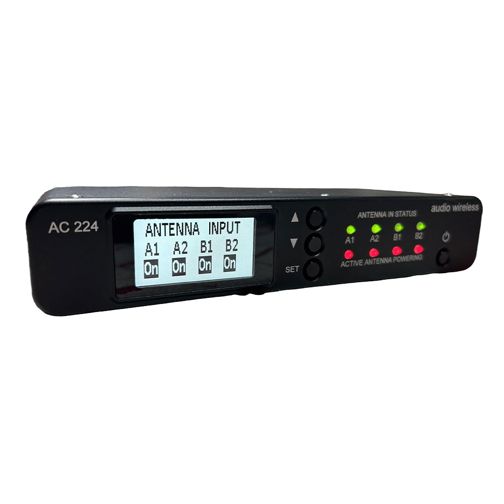 Audio Wireless 2-Zone Antenna Combining and Distribution System