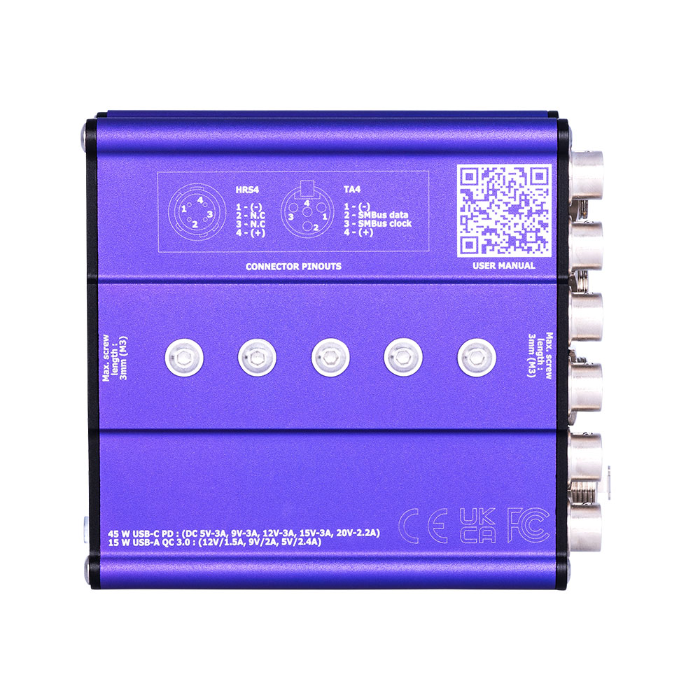 Audioroot eSmart Trio Portable Smart Battery Distribution-Pinknoise Systems