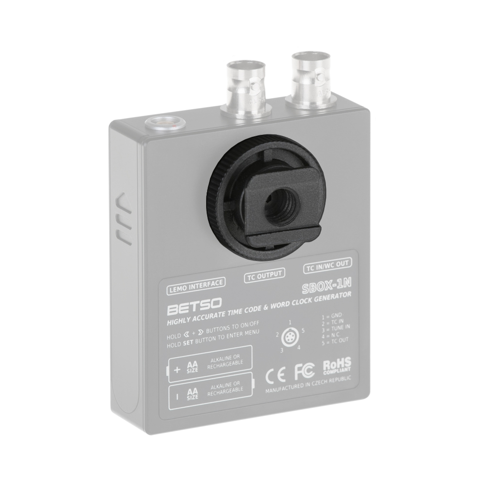 Betso Hot Shoe Holder (For SBOX-1N. SBOX-2RF. TCX-2)