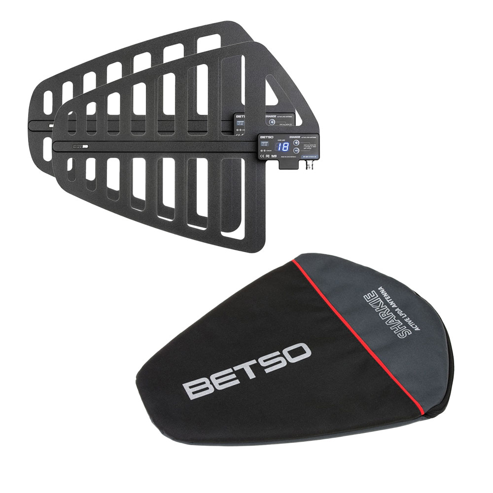 Betso Sharkie Antennas and Pouch Bundle