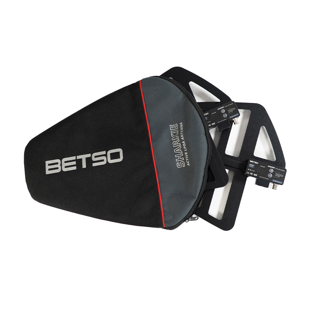 Betso Sharkie Antennas x2 + Betso Pouch - Used