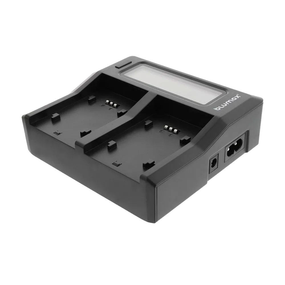 Blumax NP-W126 Dual Twin LCD Camera Battery Charger - Used