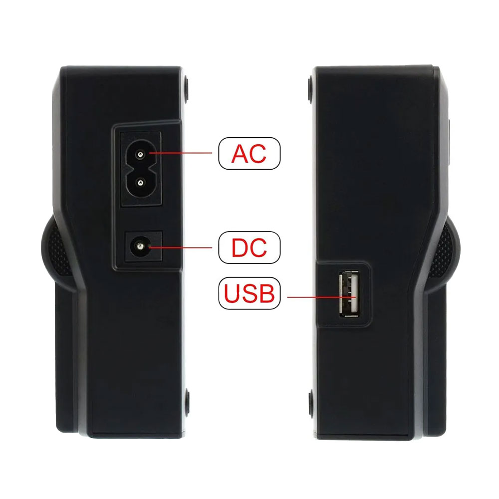 Blumax NP-W126 Dual Twin LCD Camera Battery Charger - Used