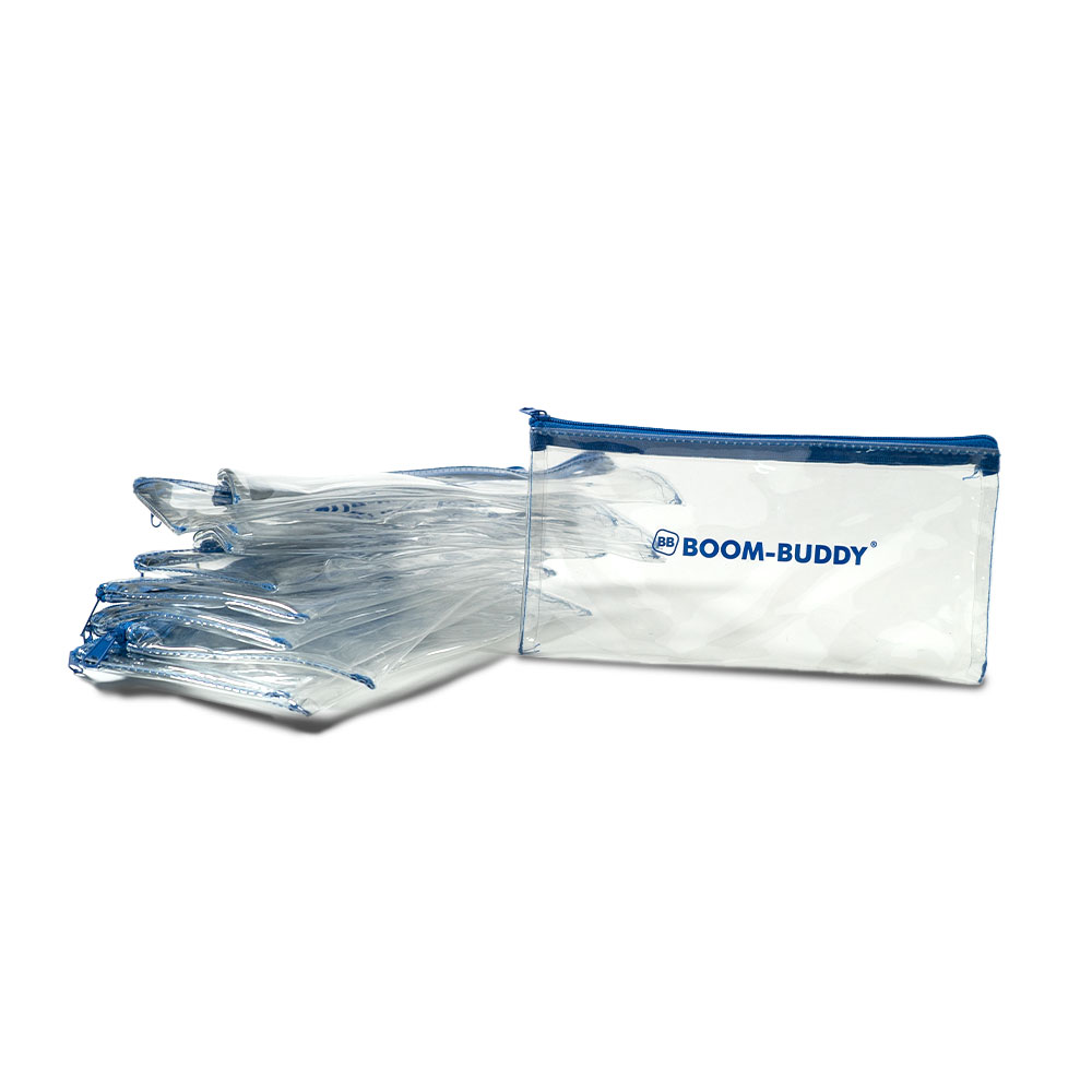 Boom-Buddy Transparent Zipper Case-Pinknoise Systems