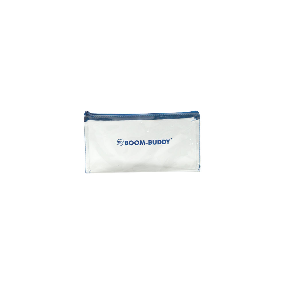 Boom-Buddy Transparent Zipper Case-Pinknoise Systems