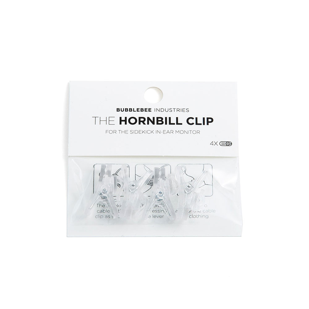 Bubblebee Hornbill Clip for The Sidekick (4-pack)