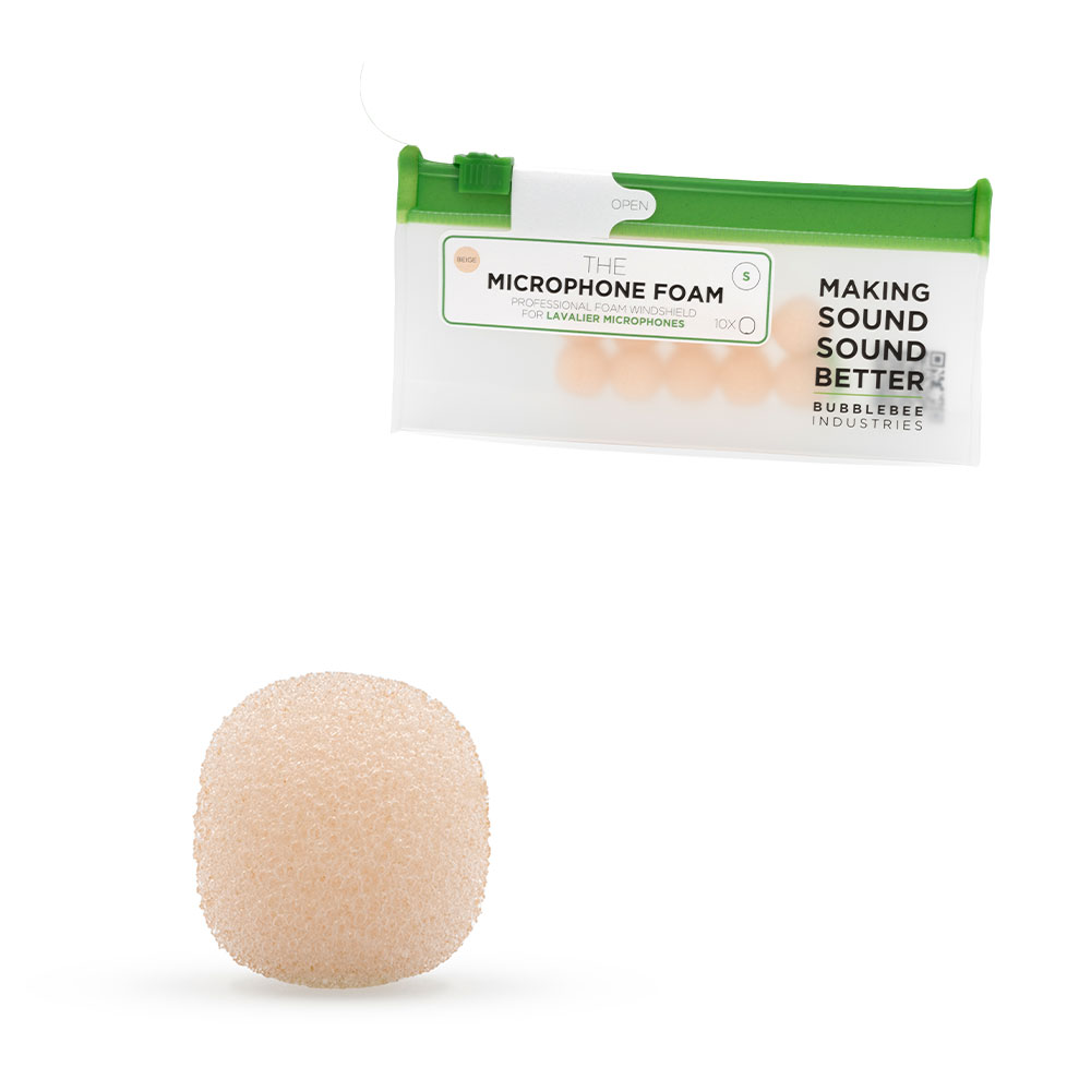 Bubblebee The Microphone Foam for Lavalier Mics