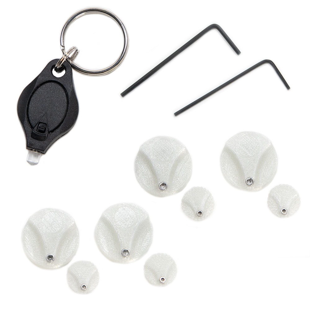 COGA Glo-Pots Glow in the Dark Faders