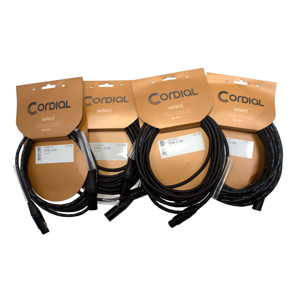 Cordial CPM FM XLR Cables (Select Variant)