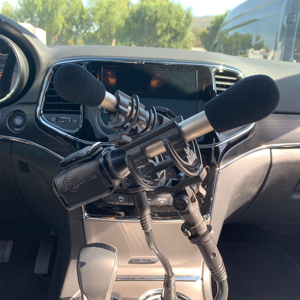 Oisphoot CupRig Microphone Mount for In-Car Recording-Pinknoise Systems
