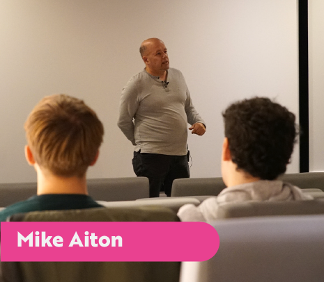 DBS Speaker Mike Aiton