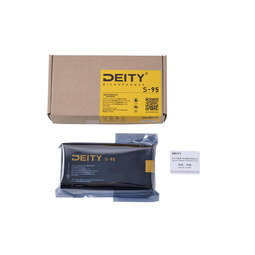 DEITY S-95 Smart Lithium Battery-Pinknoise Systems