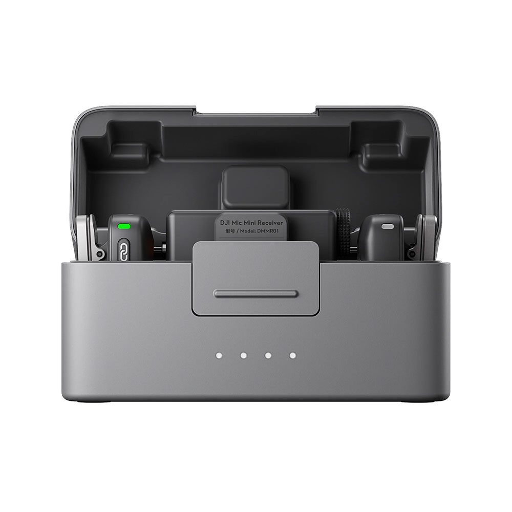 DJI Mic Mini Kit - 1 Transmitter, 2 Receivers + Charging Case