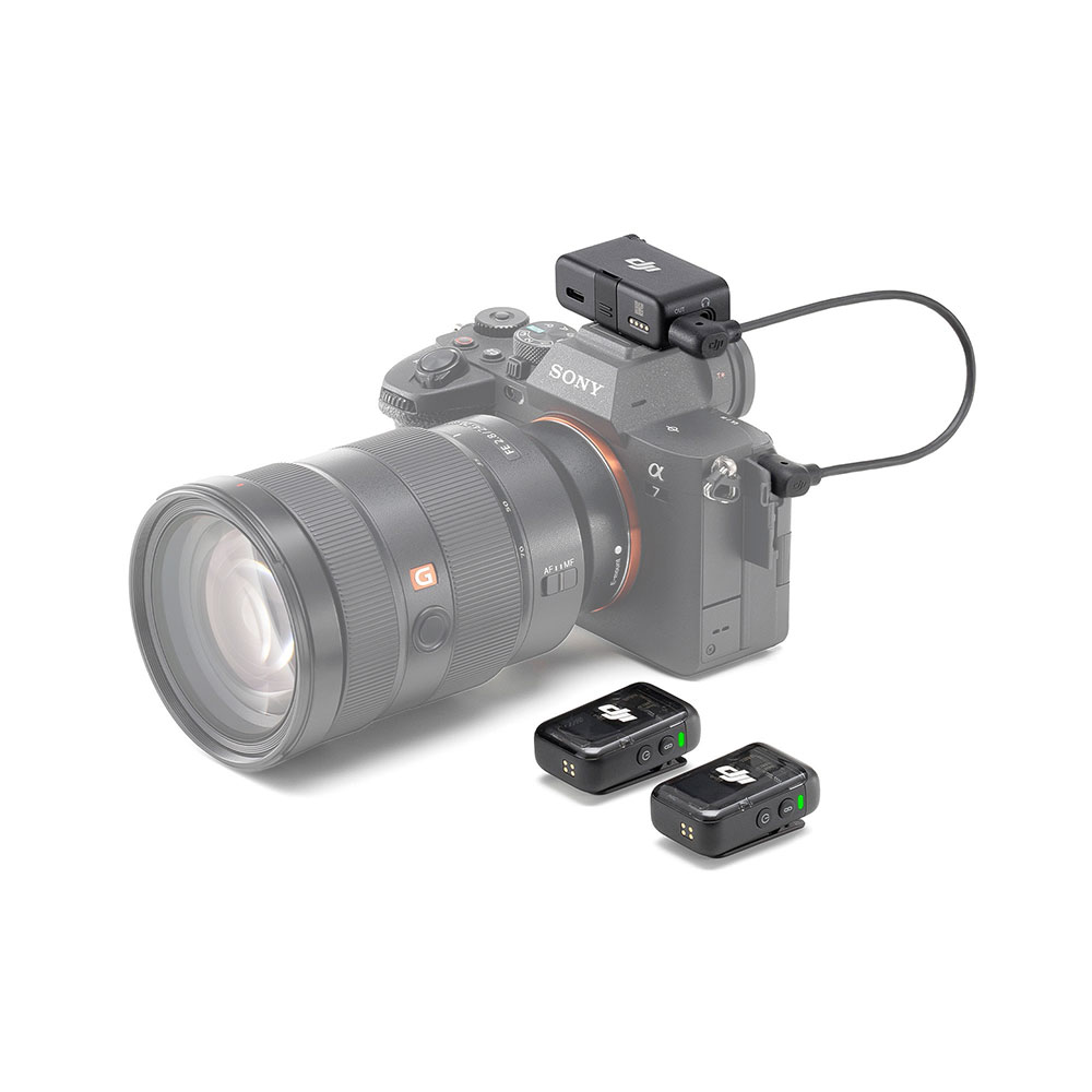 DJI Mic 2 Kit - 2 Transmitters, 1 Receiver + Charging Case