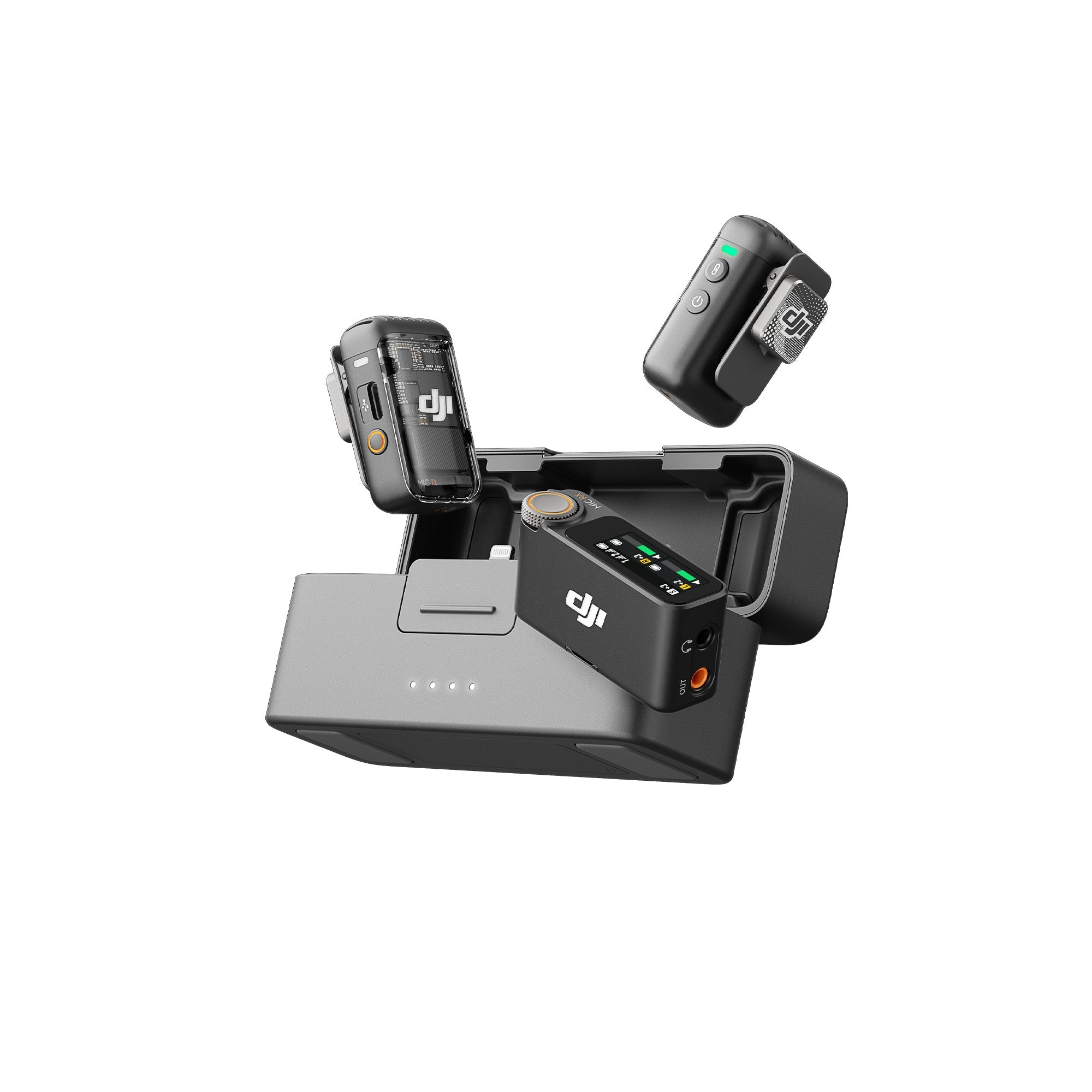 DJI Mic + 0 レシーバー×1 - 充電ケース） MIC レシーバー×1) 2