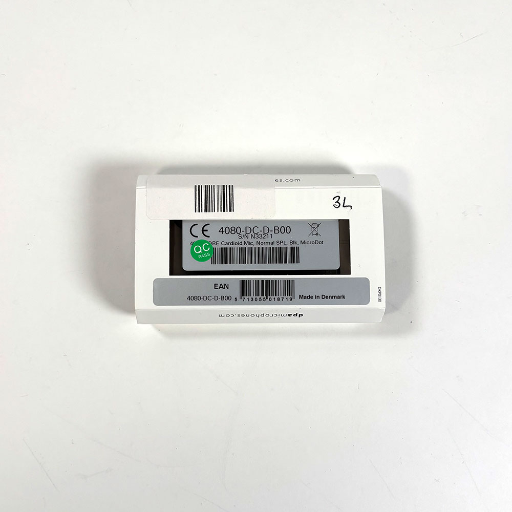 DPA 4080 3PL Black Lavalier Microphone - USED