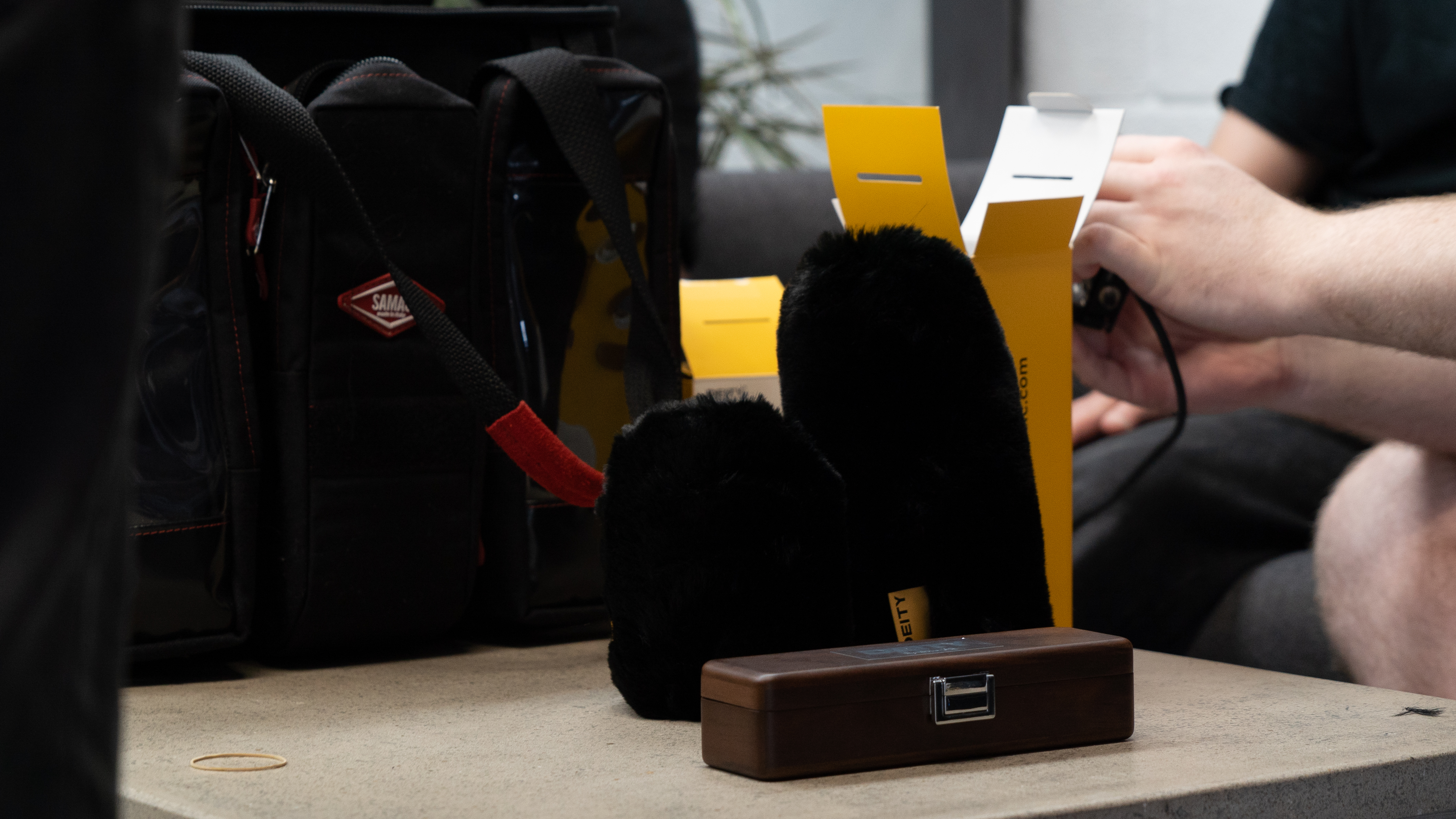 Deity Microphones new products on Pinknoise Systems Table 