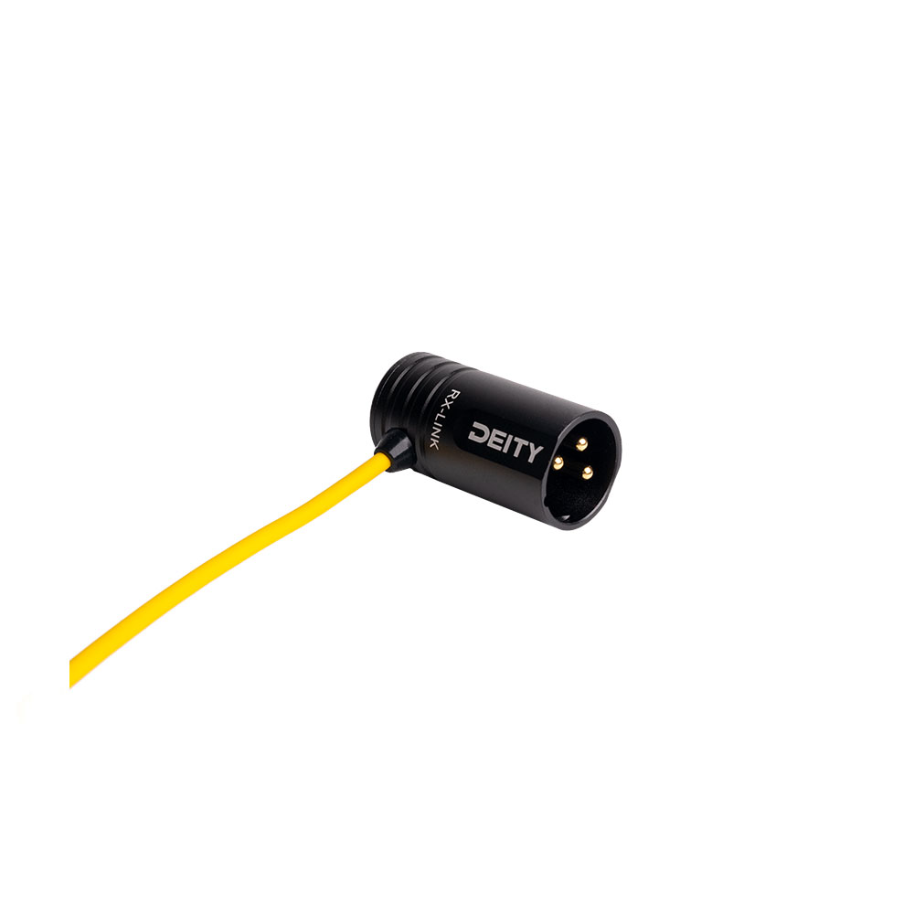 Deity RX-Link Angled XLR to Angled Locking TRS Cable-Pinknoise Systems