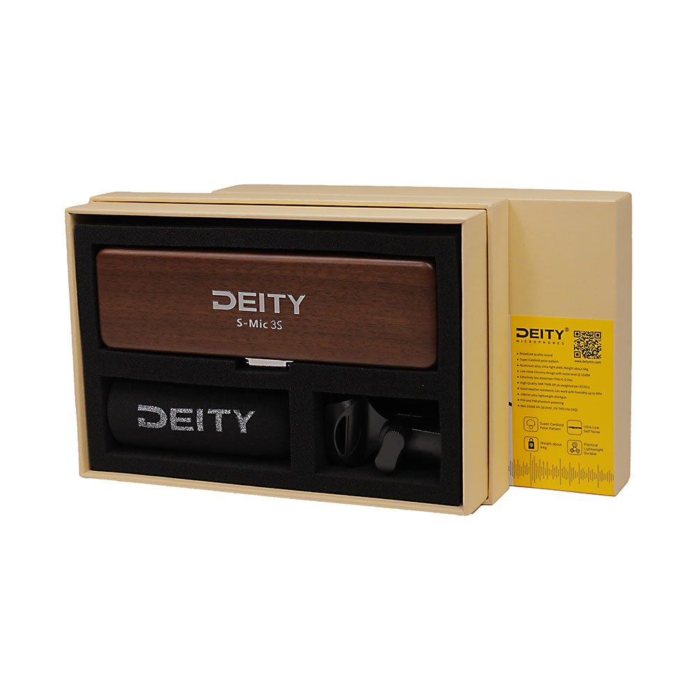 DEITY S-Mic 3S Short Shotgun Microphone