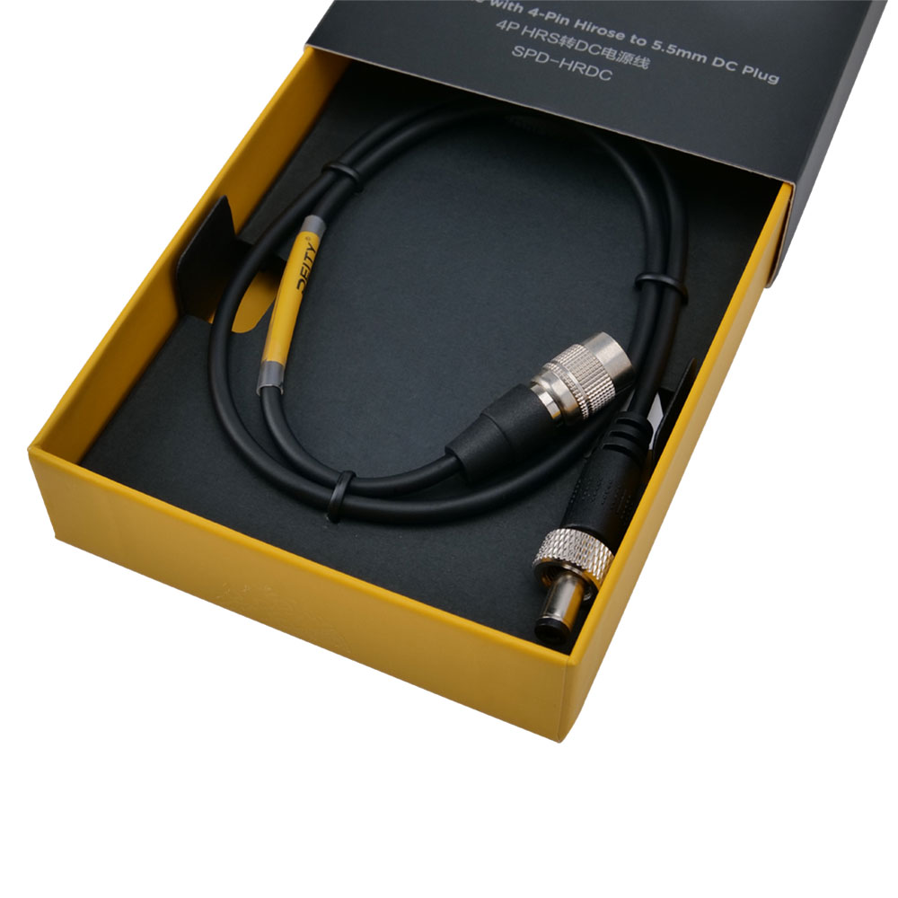 Deity SPD-HRDC 4-Pin Hirose Output Cable to 5.5mm DC Plug-Pinknoise Systems