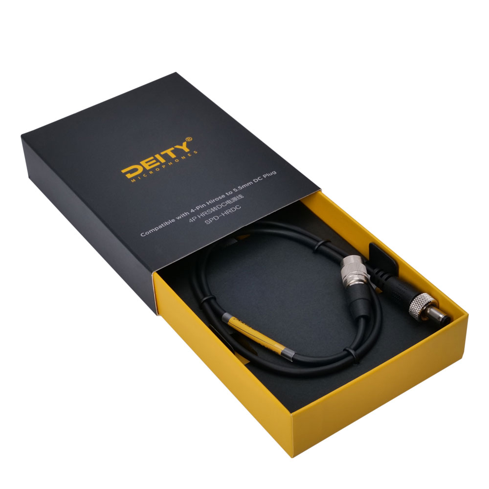 Deity SPD-HRDC 4-Pin Hirose Output Cable to 5.5mm DC Plug-Pinknoise Systems