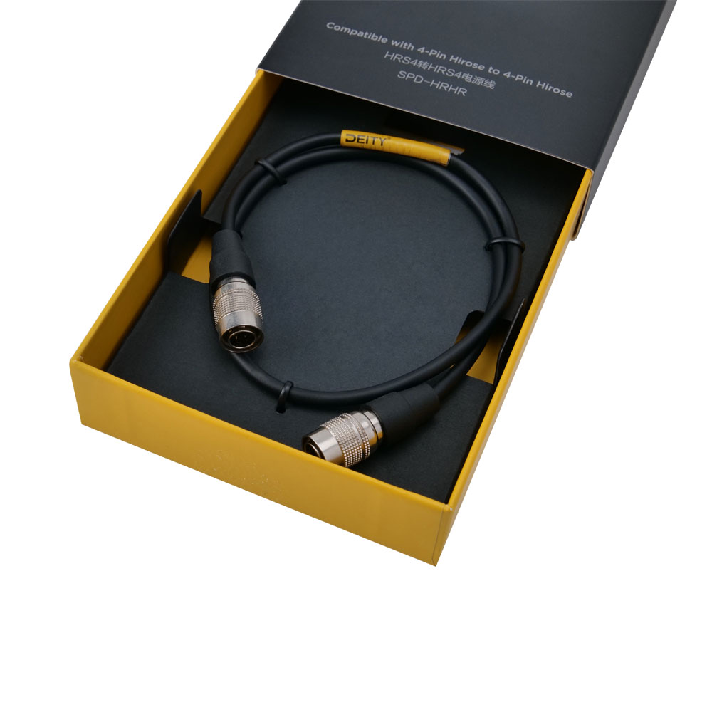 Deity SPD-HRHR 4-Pin Hirose to 4-Pin Hirose Power Cable-Pinknoise Systems