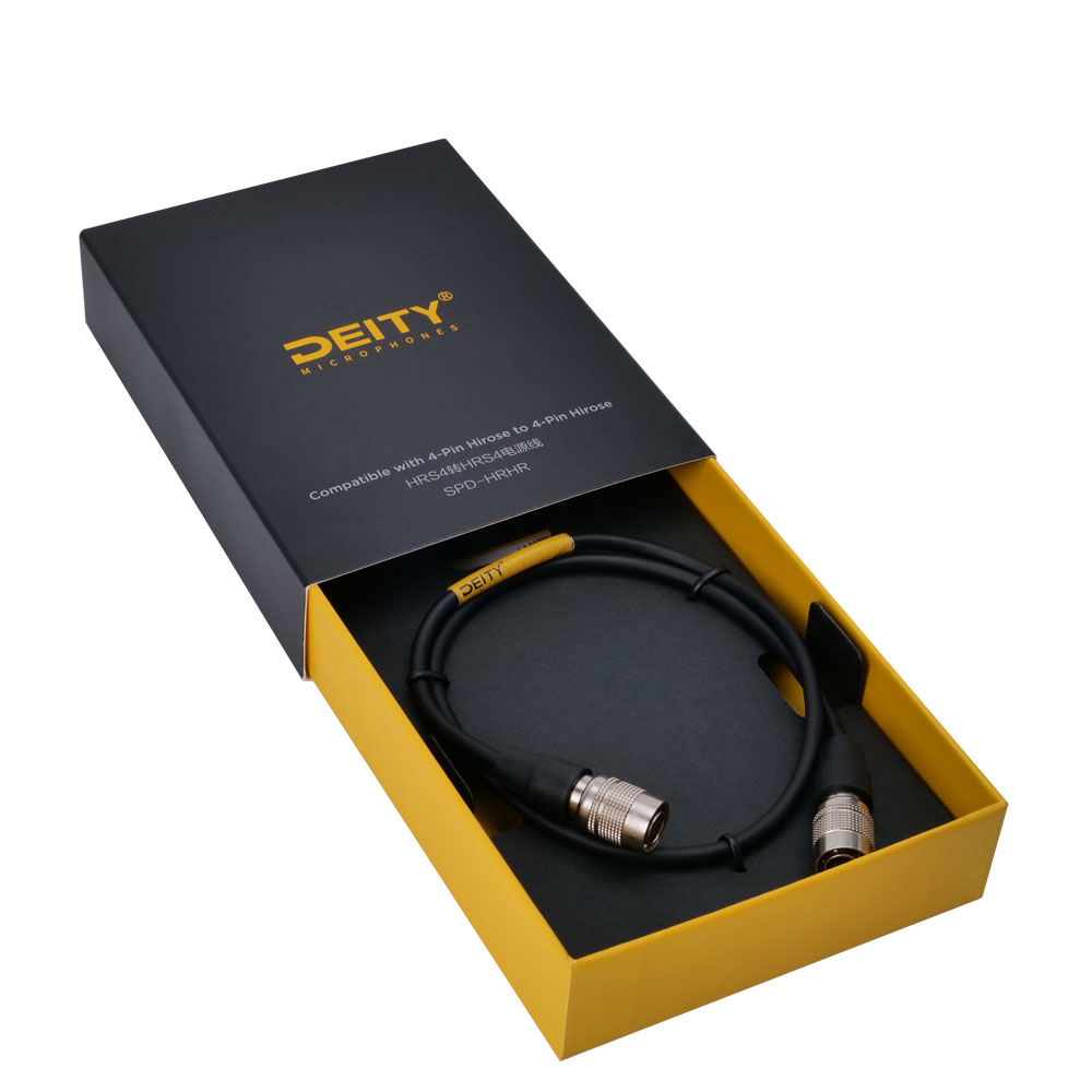 Deity SPD-HRHR 4-Pin Hirose to 4-Pin Hirose Power Cable-Pinknoise Systems