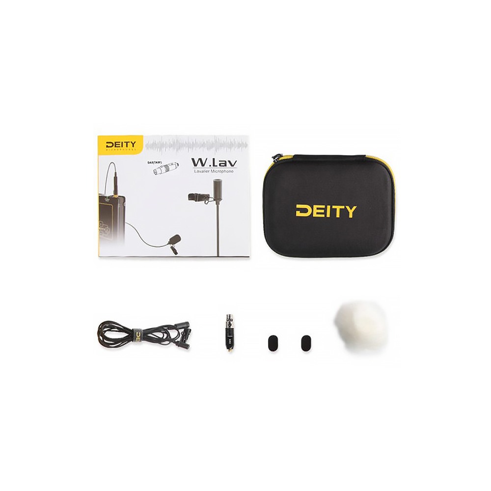 Deity W.Lav Omnidirectional Lavalier Microphone (w/ Options)-Pinknoise Systems