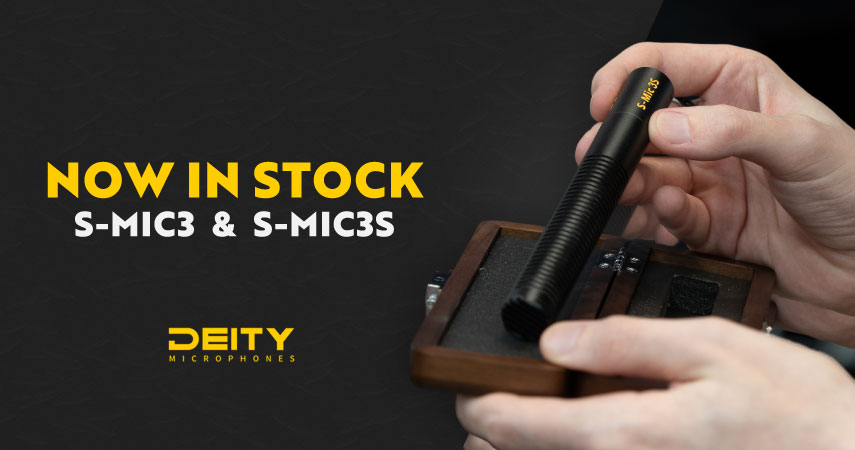 new Deity microphones smic3 and smic3s long and short shotgun mics
