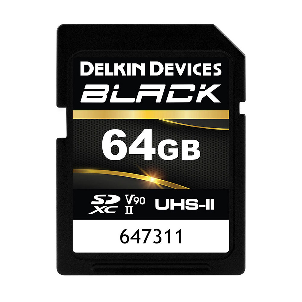 Delkin Devices Black SD Card UHS-II (V90)