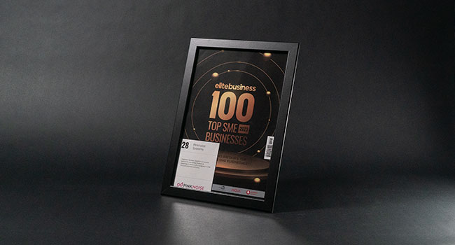 Elite Business 100 Top SME 2023 Pinknoise Systems 