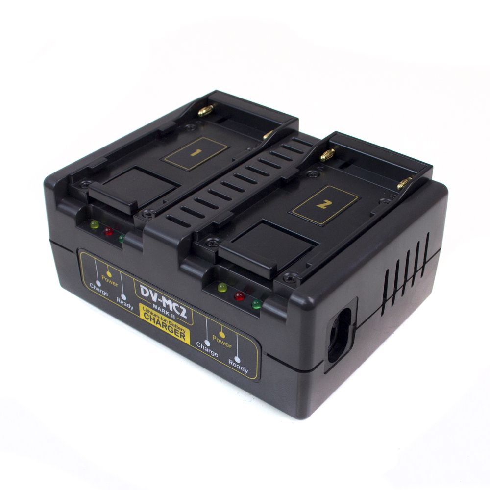Hawkwoods DV-MC2 2-Channel Simultaneous Charger for DV Style Batteries