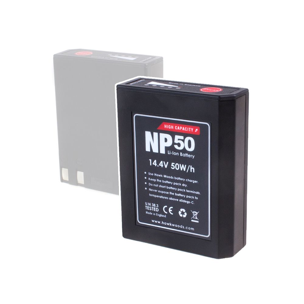 Hawkwoods NP-50 14.4V 50Wh NP1 Lithium-Ion Battery