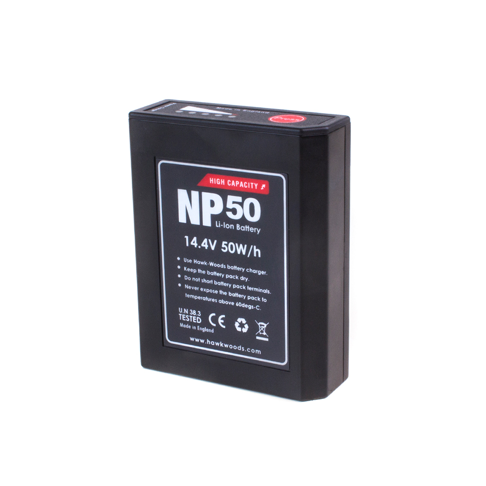 Hawkwoods NP-50 14.4V 50Wh NP1 Lithium-Ion Battery