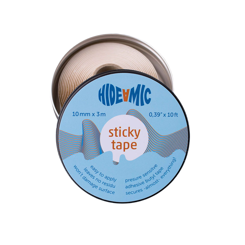 Hide A Mic Sticky Tape 3 Meter Roll