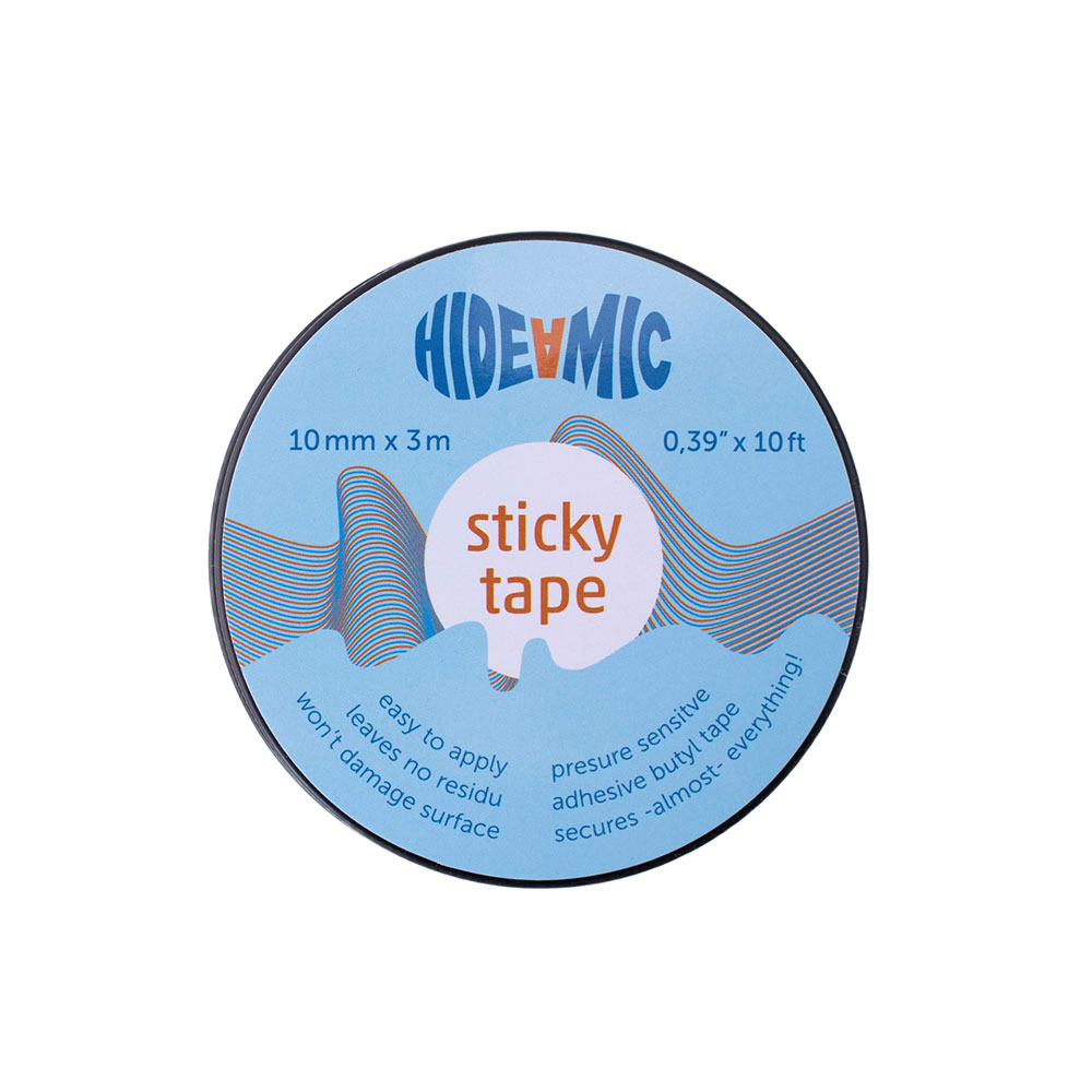 Hide-A-Mic Sticky Tape (3 Meter Roll)