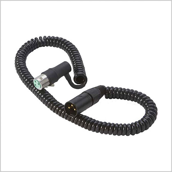 K-Tek K18NK Coiled XLR Microphone Cable 45-189cm (1.5'-6.5')