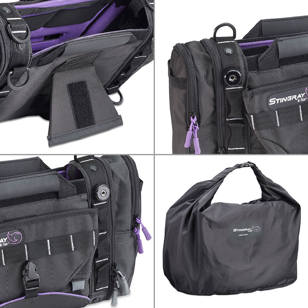K-TEK Stingray KSTGJRX Junior X Purple Bag-Pinknoise Systems