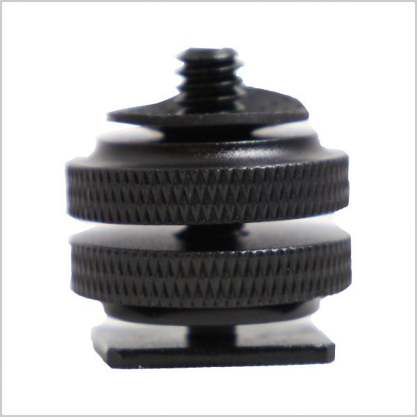 Kaavie KA-J2 Dual Nut Hot Shoe Adapter with 1/4" Camera Screw-Pinknoise Systems