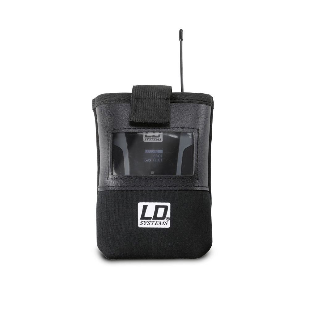 LD Systems BP Pocket 2 Bodypack Transmitter/Receiver Pouch w/ Transparent Window