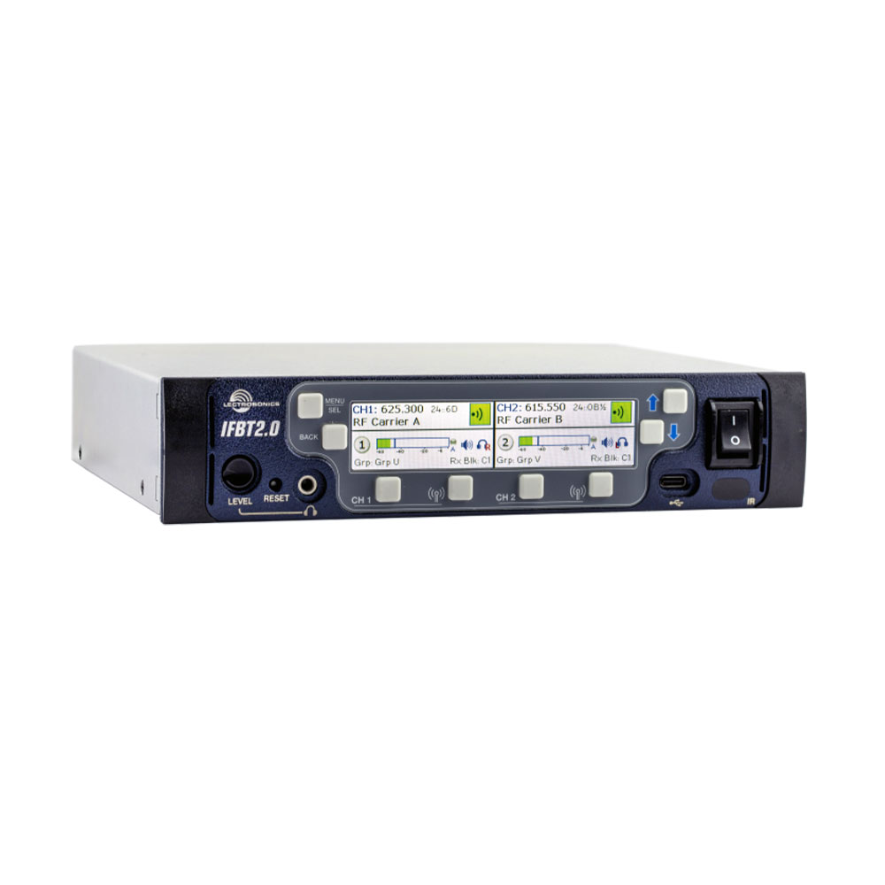 Lectrosonics IFBT2.0 UHF Dual-Channel IFB Rack Transmitter