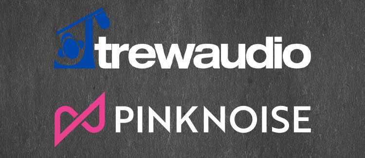 Trewaudio and Pinknoise logos