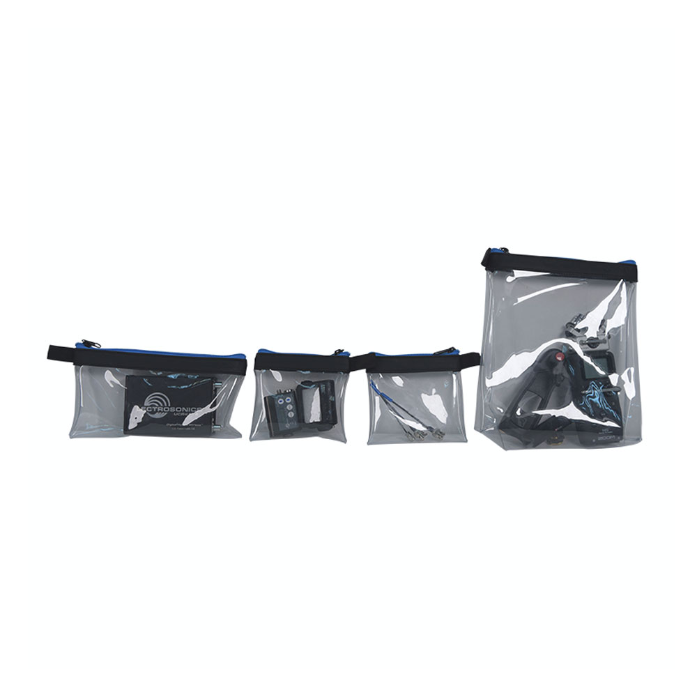 Orca OR-18 Transparent Pouches for Accessories (Set of 4)-Pinknoise Systems
